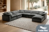 Picture of FEATHERSTONE Feather Filled Modular Sofa Range | Water, Oil & Dust Resistant Fabric (Grey)