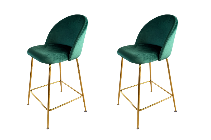 Picture of LUMI Bar Stool with Footrest - 2 Chairs in 1 Carton