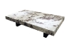 Picture of [FLOOR MODEL CLEARANCE] LUCIANO 140 Microcrystalline Stone Top Coffee Table (Light)