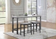 Picture of [FLOOR MODEL CLEARANCE]ANKARA Pub table/Console bar table  Set - 54  Inches Table with Two Stools