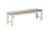 Picture of [FLOOR MODEL CLEARANCE]LINDOS 59" Dining Bench (White) 