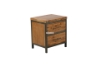 Picture of [FLOOR MODEL CLEARANCE]KANSAS 2-Darwer Acacia Wood Nightstand (Walnut)
