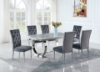 Picture of [FLOOR MODEL CLEARANCE]PHILIPE Velvet Dining Chair (Gray)
