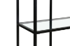 Picture of [FLOOR MODEL CLEARANCE]STARK Steel Frame 70.8"x31.4" Glass Display Shelf (Black) 