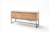 Picture of [FLOOR MODEL CLEARANCE]NEVADA Console Table *Solid European Wild Oak