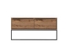 Picture of [FLOOR MODEL CLEARANCE]NEVADA Console Table *Solid European Wild Oak