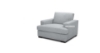 Picture of [FLOOR MODEL CLEARANCE] GOODWIN Feather-Filled 1.5 Seater | Dust, Water & Oil Resistant (Light Grey) 