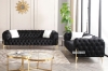 Picture of [FLOOR MODEL CLEARANCE] NORFOLK Button-Tufted Velvet 1 Seater Sofa (Armchair)  