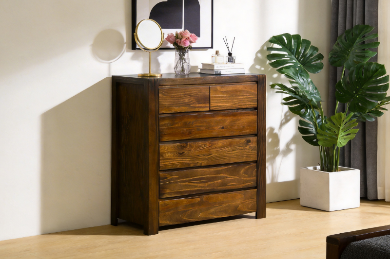 Picture of [FLOOR MODEL CLEARANCE] MALAGA 6-Drawer Chest (Walnut) 