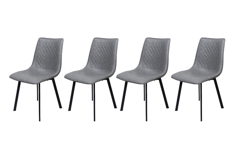 Picture of WESTIN Dining Chair (Grey) - 4 Chairs in 1 Carton