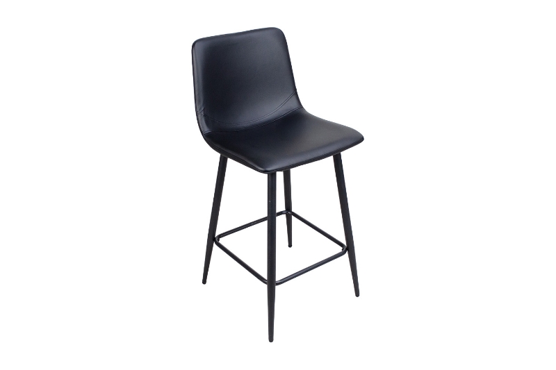 Picture of NOIR Bar Stool with Footrest - Each
