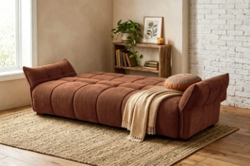 Picture of AMARA Sofa Bed (Terracotta) 