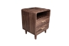 Picture of LINEA 2-Drawer Nightstand with Charging Station (Brown)