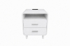 Picture of LINEA 2-Drawer Nightstand with Charging Station (White)