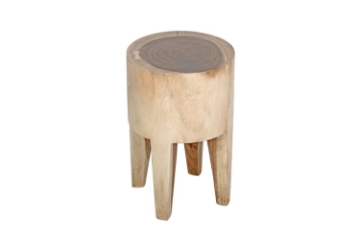 Picture of MAIKA Round Mungur Wood Stool/Side Table