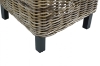 Picture of SAMURAI Acacia Wood Dining Chair with Full Grey Kubu Original Weave