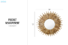 Picture of HULA Twig Sunburst Wall Mirror
