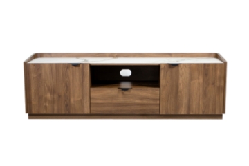 Picture of MERRINA 63" 2-Door 1-Drawer TV Stand with Sintered Stone Top