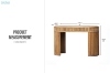 Picture of RILMOND 47" Reclaimed Pine Wood Desk/Console Table