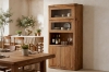 Picture of LUMBER 71"x43.5" Reclaimed Pine Wood Display Storage Cabinet