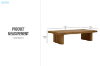 Picture of HAMTOR 53" Reclaimed Pine Wood Coffee Table