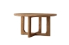 Picture of LUMBER Reclaimed Pine Wood Round Dining Table - D59"