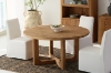Picture of LUMBER Reclaimed Pine Wood Round Dining Table - D47" 