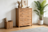 Picture of [FLOOR MODEL CLEARANCE]NEWLAND Solid Oak 2 Over 4 Chest