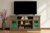 Picture of VANTO TV Stand with Charging Station and LED Lights (Wash Grey)