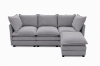 Picture of MELLOW Modular Sectional Sofa Range (Grey) - Armless Chair