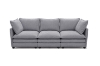 Picture of MELLOW Modular Sectional Sofa Range (Grey) -  3PC Combo Set (LAF Armchair + Armless + RAF Armchair)