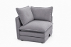 Picture of MELLOW Modular Sectional Sofa Range (Grey) -  3PC Combo Set (LAF Armchair + Armless + RAF Armchair)