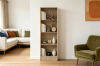 Picture of MOOK 71"x22.5" 4-Tier Bookshelf (Light Oak)