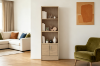 Picture of MOOK 71"x22.5" 3-Tier Bookshelf (Light Oak)