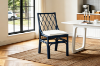 Picture of BRIGHTON Teak Wood & Rattan Dining Chair (Navy Blue)