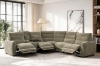 Picture of HIGHLAND Dual Motor Power Reclining Sectional Sofa with Storage Console & Swivel Tray Table & Bluetooth Speaker & USB, Type-C Ports - Water Resistant