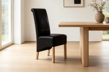 Picture of RIVERLAND Solid Oak Upholstery Dining Chair