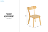Picture of RONDO Louis Style Solid Wood Dining Chair - 4 Chairs in 1 Carton