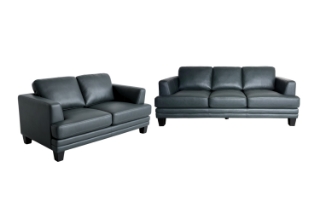 Picture of HUDSON Air Leather Sofa Range - 3+2 Sofa Set