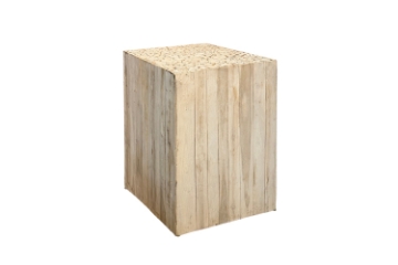 Picture of GRAYSON H24" Solid Teak Wood Pedestal Stand/Side Table