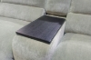 Picture of HIGHLAND Dual Motor Power Reclining Sectional Sofa with Storage Console & Swivel Tray Table & Bluetooth Speaker & USB, Type-C Ports - Water Resistant