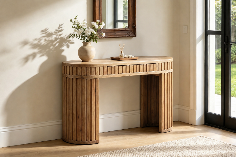 Picture of RILMOND 47" Reclaimed Pine Wood Desk/Console Table