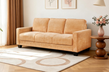 Picture of ANTONIA Fabric Sofa Range (Yellow) - 3 Seater (Sofa)