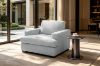 Picture of [FLOOR MODEL CLEARANCE] GOODWIN Feather-Filled 1.5 Seater | Dust, Water & Oil Resistant (Light Grey) 
