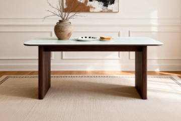 Picture of AURELIO 55"/63" Engineered Stone Top Dining Table