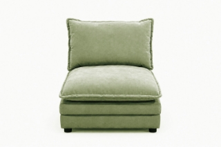 Picture of MELLOW Modular Sectional Sofa Range (Sage Green) - Armless Chair
