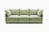 Picture of MELLOW Modular Sectional Sofa Range (Sage Green) - 4PC Combo Set (LAF Armchair + Armless + RAF Armchair + Ottoman)