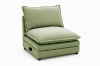 Picture of MELLOW Modular Sectional Sofa Range (Sage Green) - 4PC Combo Set (LAF Armchair + Armless + RAF Armchair + Ottoman)