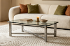 Picture of GLINT 50" Tempered Glass Top Coffee Table