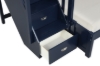 Picture of WILLY Twin-Double Bunk Bed with Storage Staircase (Blue)